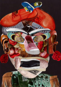 Kunstunterricht - Schülerarbeit Collage