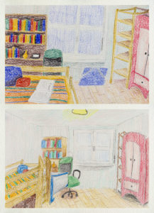 Kunstunterricht Gymnasium Aufgabe «Von oben und unten»