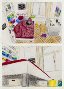 Kunstunterricht Gymnasium Aufgabe «Von oben und unten»